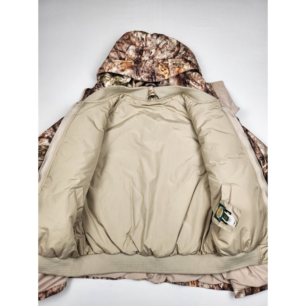 Cabelas Silent-Suede Scent-Lok Hunting Parka Mens L Zonz Woodlands Outdoors - Picture 8 of 16
